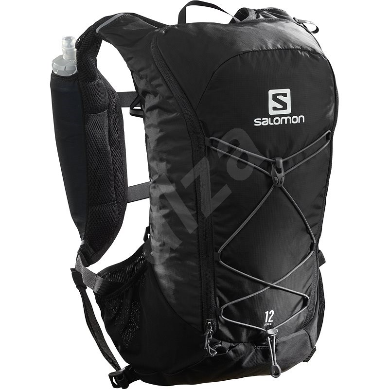 Salomon Agile 12 SET Black - Sportovní batoh