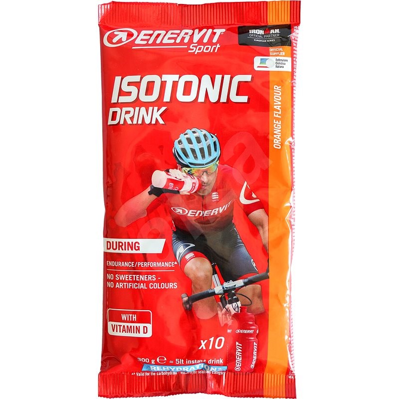 Enervit Isotonic Drink (300 g) pomeranč - Iontový nápoj