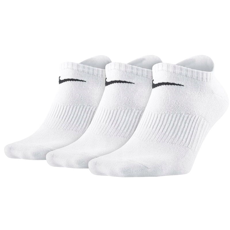 Nike Everyday Lightweight No Show, bílá/černá, EU 34 - 38 - Ponožky
