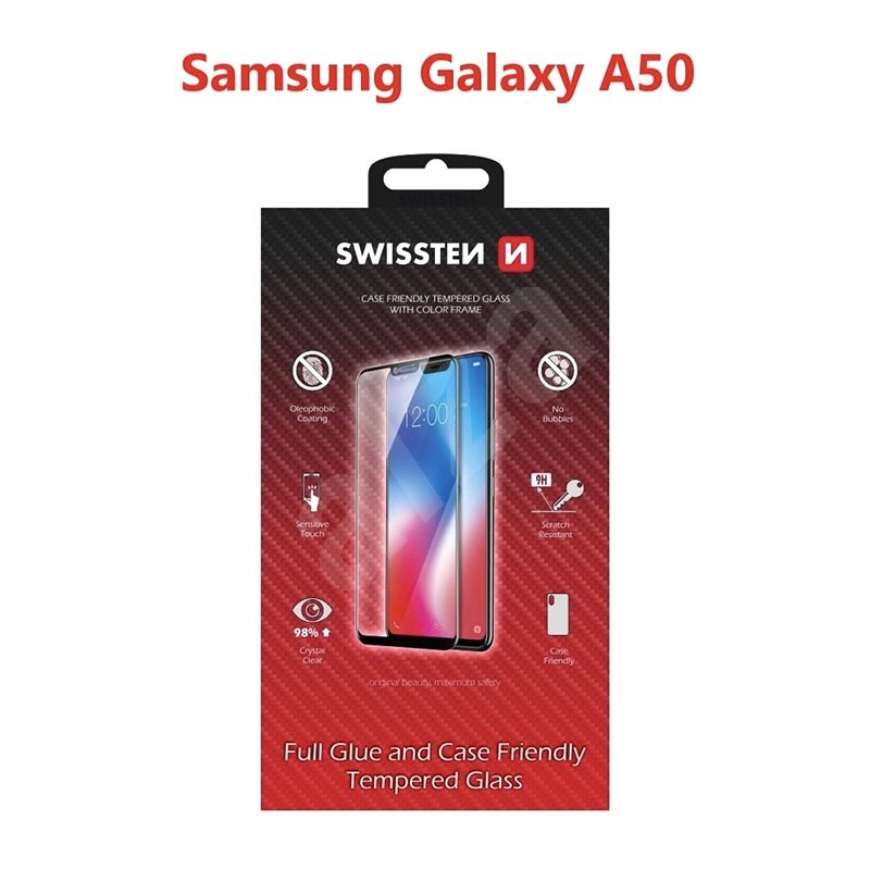 Swissten Case Friendly pro Samsung Galaxy A50 černé - Ochranné sklo