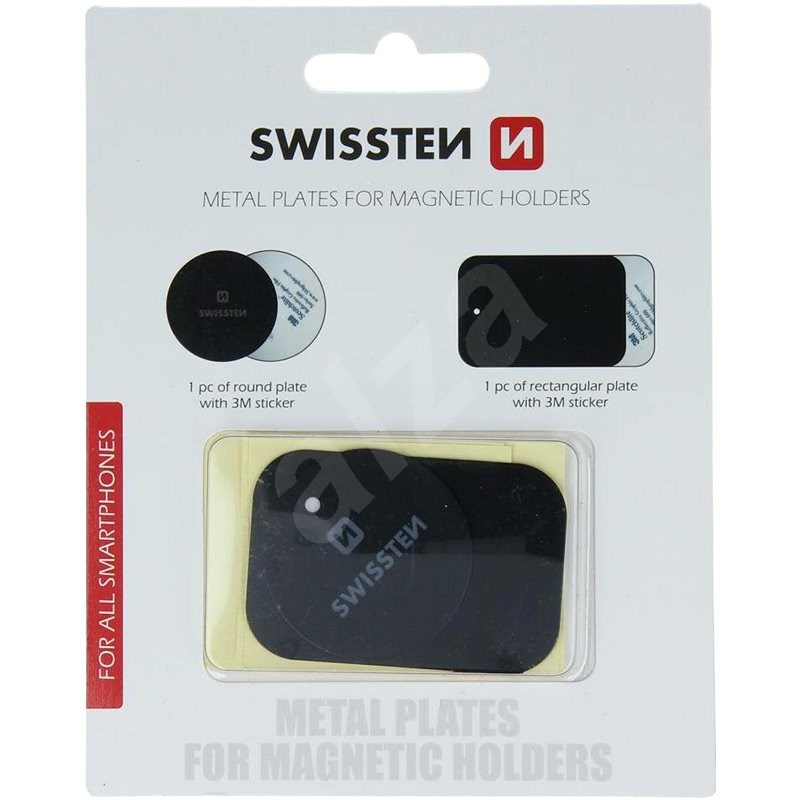 Swissten náhradní plíšky k magnetickým držákům - Držák na mobilní telefon