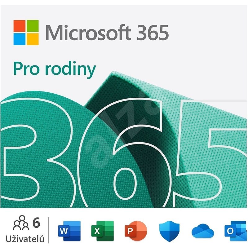Microsoft 365 pro rodiny (elektronická licence) - Kancelářský software