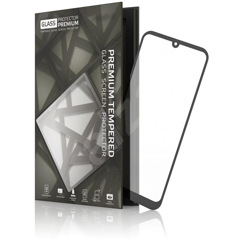 Tempered Glass Protector Rámečkové pro Huawei Y6 (2019) Černé - Ochranné sklo