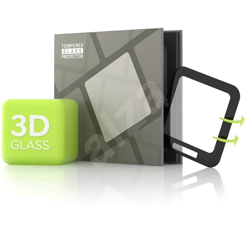 Tempered Glass Protector pro Garmin Venu Sq - 3D GLASS, černé - Ochranné sklo