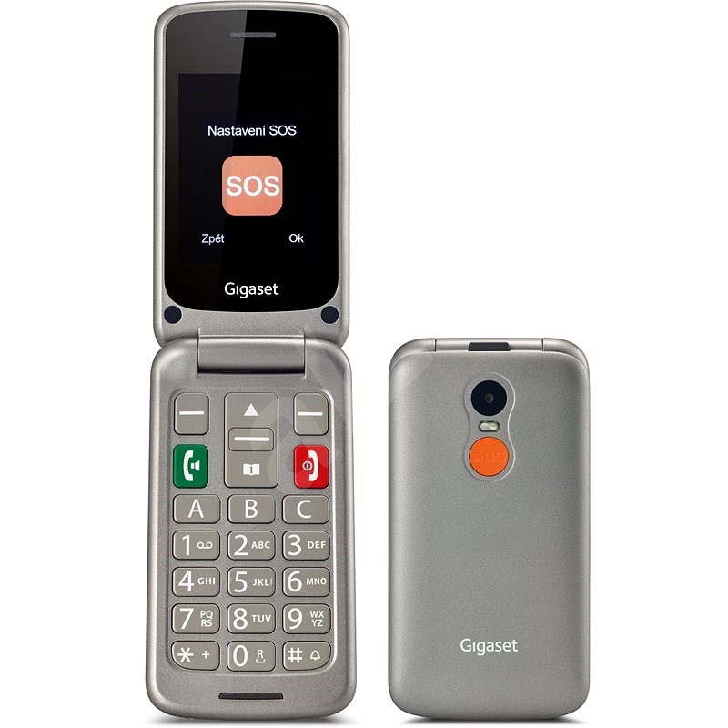 Gigaset GL590 šedá - Mobilní telefon