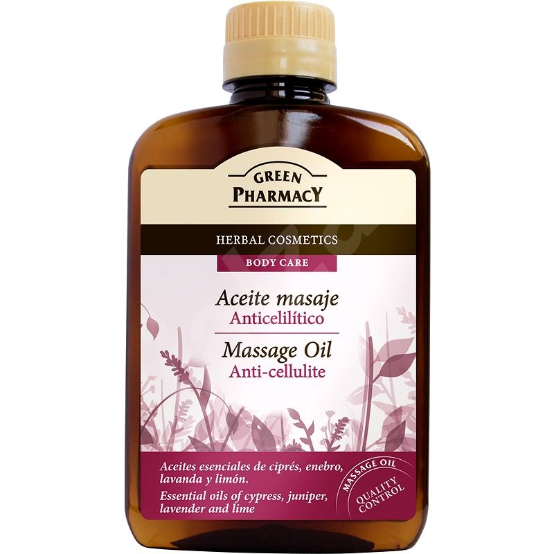 GREEN PHARMACY Massage oil Anti-cellulite 200 ml - Masážní olej