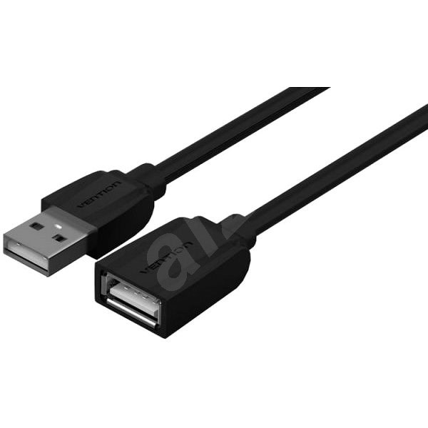 Vention USB2.0 Extension Cable 0.5m Black - Datový kabel