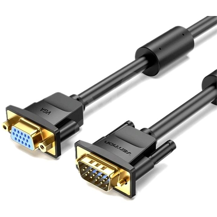 Vention VGA Extension Cable 2m Black - Video kabel