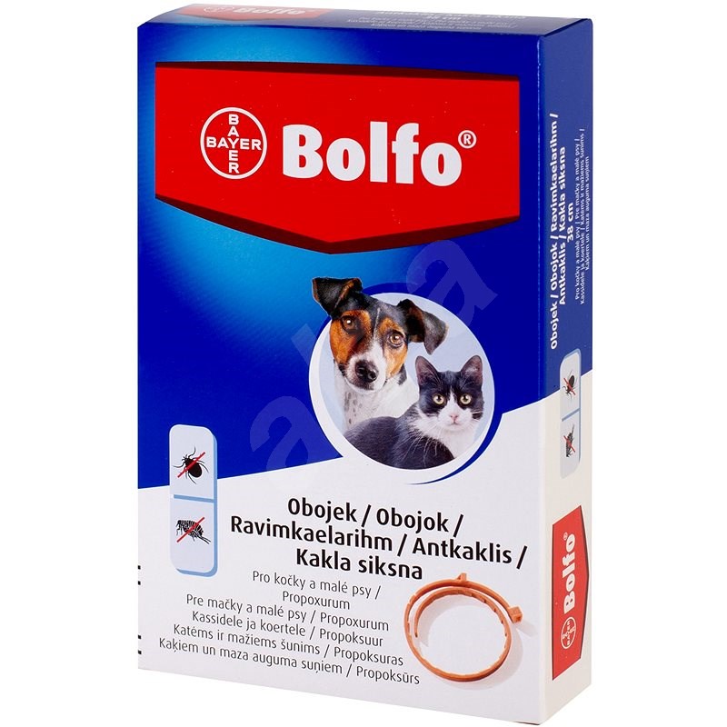 Bolfo 1,234 g medikovaný obojek pro kočky a malé psy - Antiparazitní obojek