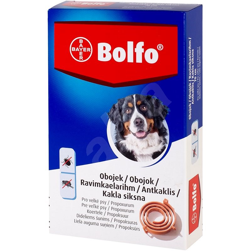 Bolfo 4,442 g medikovaný obojek pro velké psy - Antiparazitní obojek