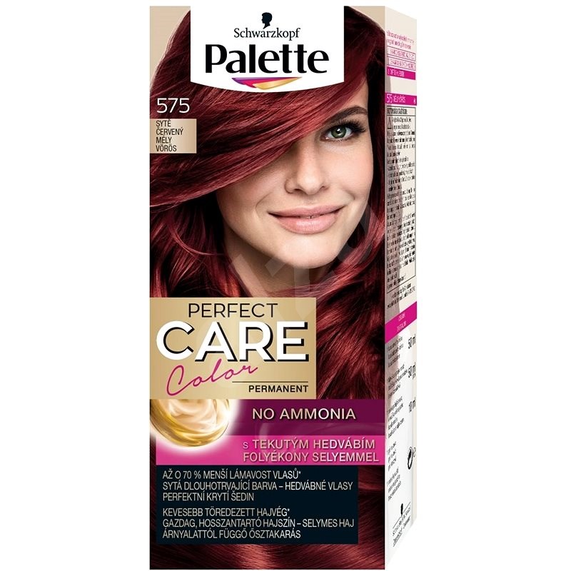 SCHWARZKOPF PALETTE Perfect Care Color 575 Sytě červený 50 ml - Barva na vlasy