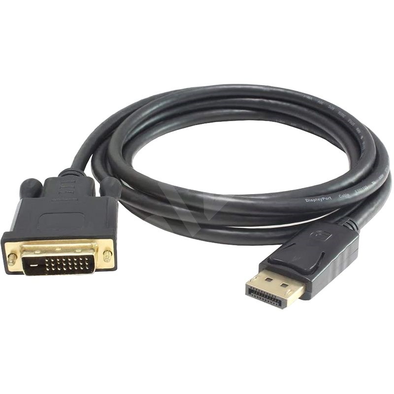 PremiumCord DisplayPort - DVI-D propojovací, stíněný, 1m - Video kabel