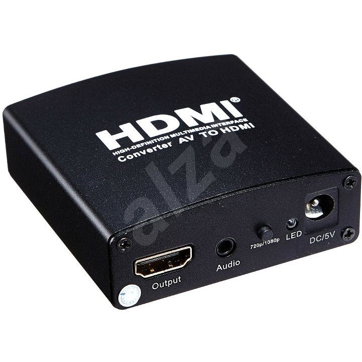 PremiumCord převodník AV signálu a zvuku na HDMI - Redukce