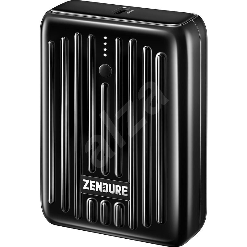 Zendure SuperMini - 10000mAh Credit Card Sized Portable Charger with PD (Black) - Powerbanka