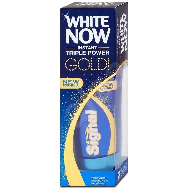 Signal White Now Gold bělící zubní pasta 50ml - Zubní pasta