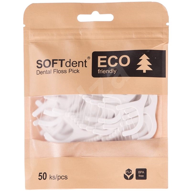 SOFTdent Eco dentální párátka, 50 ks - Mezizubní kartáček
