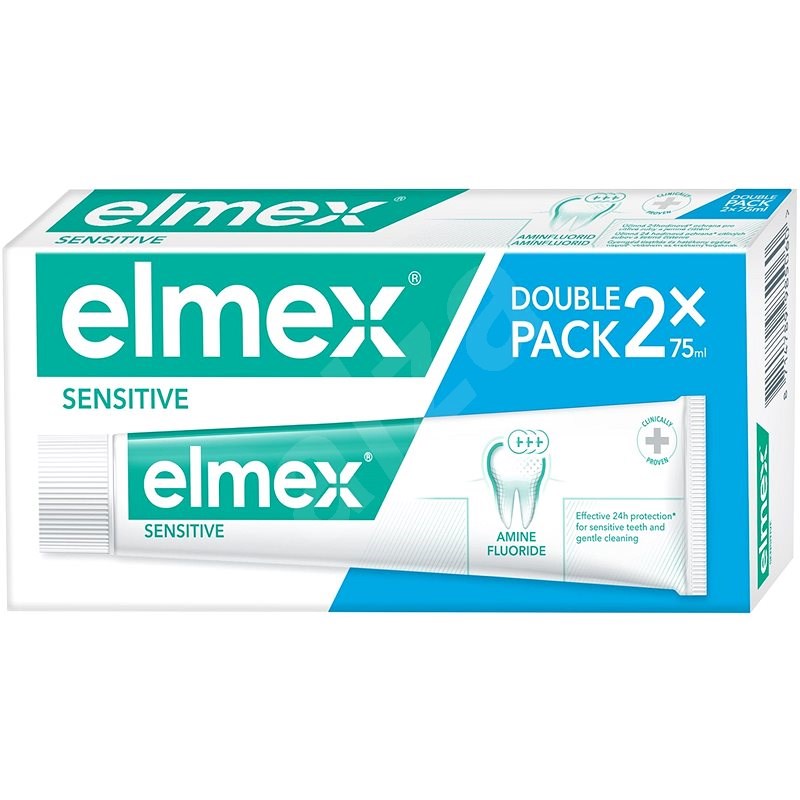 ELMEX  Sensitive s aminfluoridem 2 x 75 ml - Zubní pasta