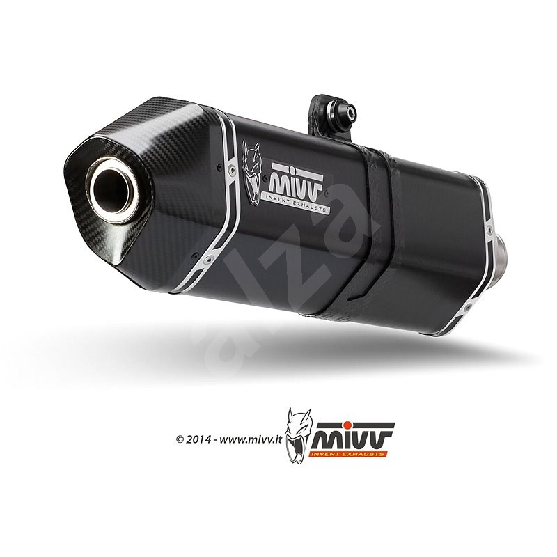 Mivv Speed Edge Black Stainless Steel pro Honda VFR 800 F (2014 >) - Koncovka výfuku