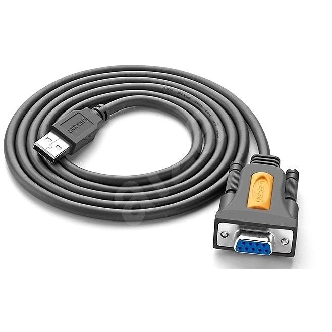 Ugreen USB 2.0 to RS-232 COM Port DB9 (F) Adapter Cable Gray 1.5m - Redukce