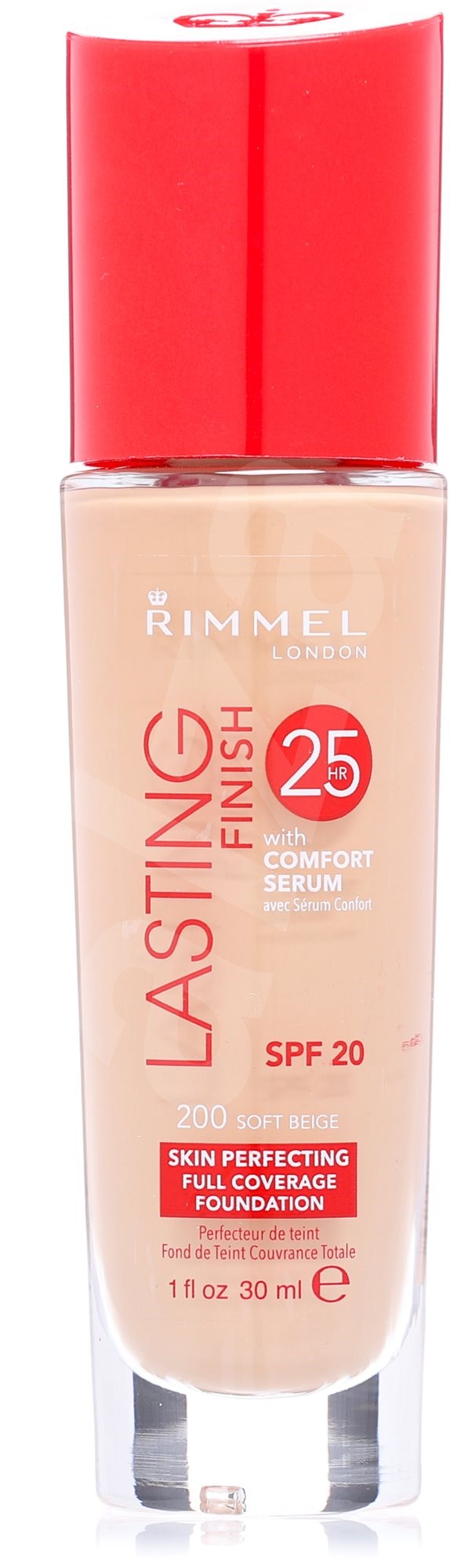 Rimmel Full Coverage Foundation Lasting Finish 25H With 