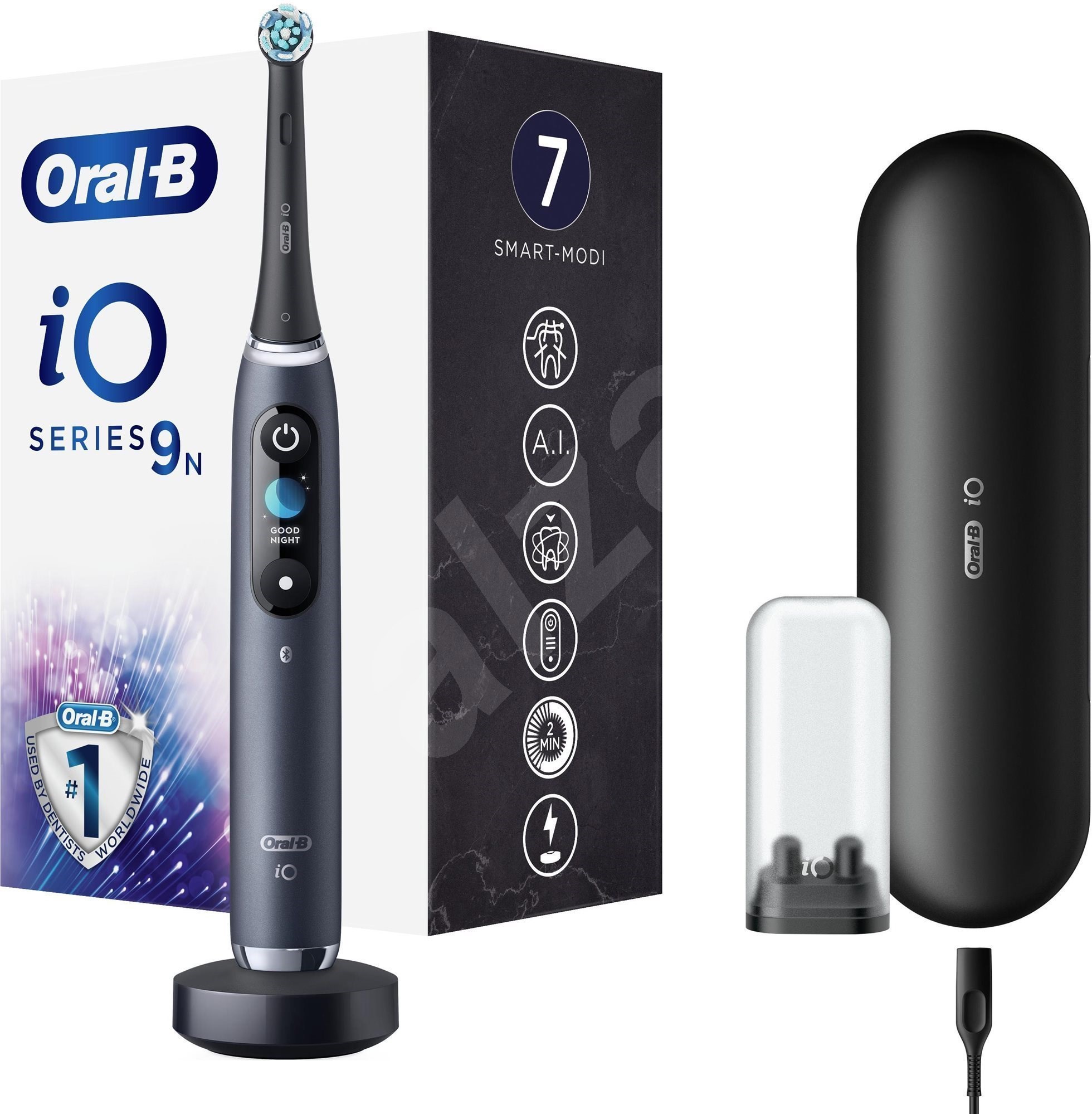 Oral-B iO Series 9 Black Onyx s hlavicí Ultimate Clean