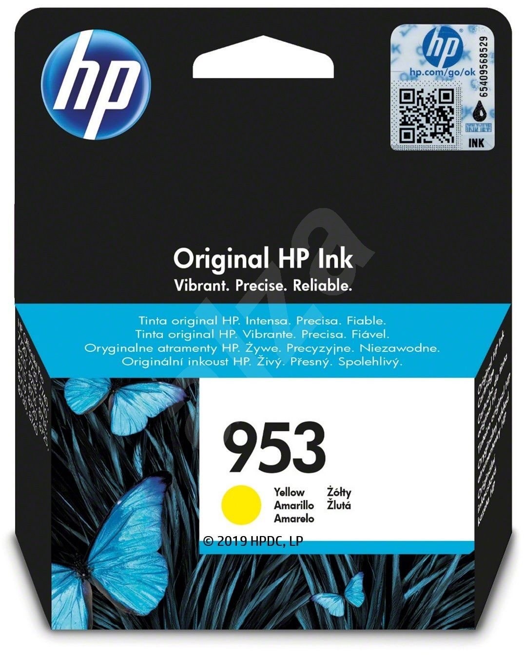 HP 953 | Originálna atramentová kazeta HP® | Žltá | F6U14AE