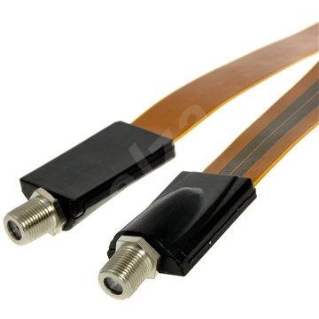 Okenní průchodka 0.5m, konektory F - Koaxiální kabel