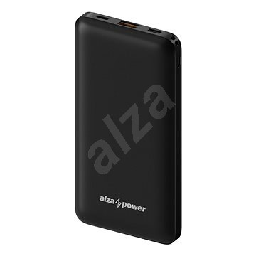 AlzaPower Thunder 10000mAh Fast Charge + PD3.0 černá - Powerbanka