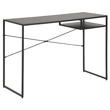 DESIGN SCANDINAVIA Newcastle 110 cm, kov, černý - Psací stůl