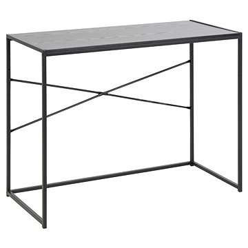 DESIGN SCANDINAVIA Seaford, 100 cm, MDF, černý - Psací stůl