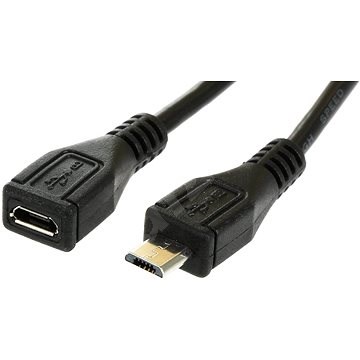 PremiumCord micro USB 2.0 prodlužovací 5m - Datový kabel