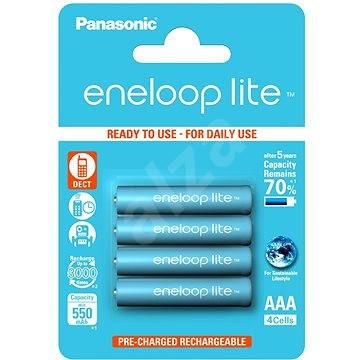Panasonic eneloop lite AAA 550mAh 4ks - Nabíjecí baterie
