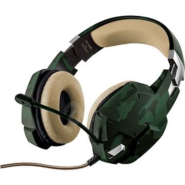 Trust GXT 322C Green Camouflage - Herní sluchátka