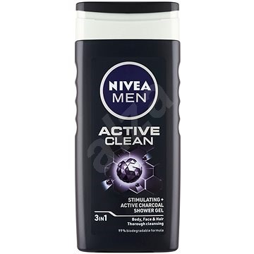 NIVEA Men Active Clean Shower Gel 250 ml - Sprchový gel