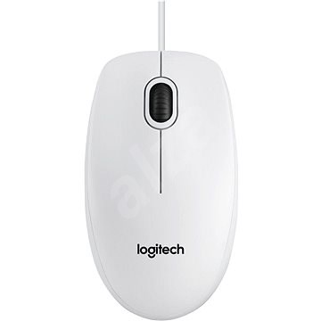 Logitech B100 Optical USB Mouse bílá - Myš