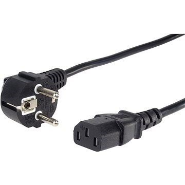 PremiumCord napájecí 230V k PC 10m černý - Napájecí kabel