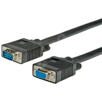 ROLINE VGA, prodlužovací, stíněný, 2m - Video kabel