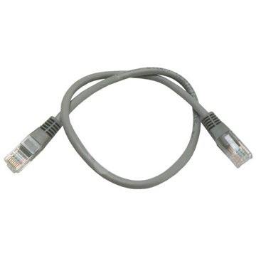 Datacom CAT5E UTP šedý 0.5m - Síťový kabel