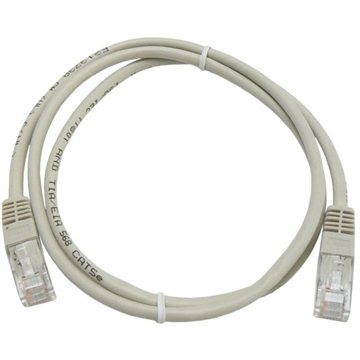 Datacom CAT5E UTP šedý 1m - Síťový kabel