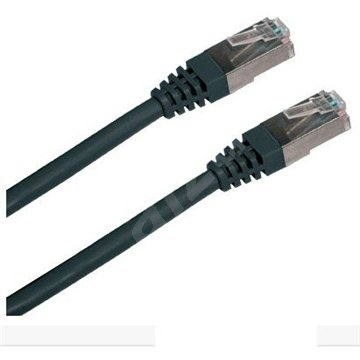 Datacom CAT5E FTP černý 1m - Síťový kabel