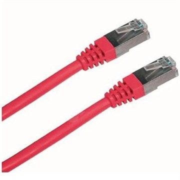 Datacom CAT5E FTP červený 1m - Síťový kabel