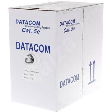 Datacom licna (lanko), CAT5E, FTP, 305m/box - Síťový kabel