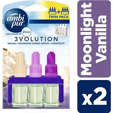 AMBI PUR 3Volution Moonlight Vanilla vonná náplň do odpařovače 2 × 20 ml - Osvěžovač vzduchu
