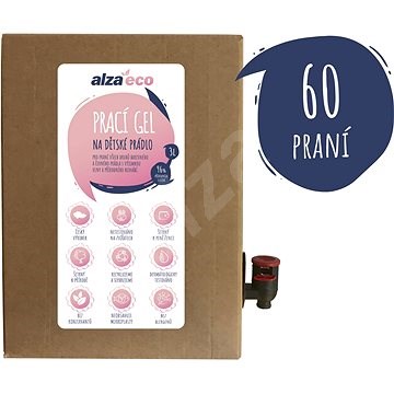 AlzaEco prací gel na dětské prádlo 3 l (60 praní) - Eko prací gel