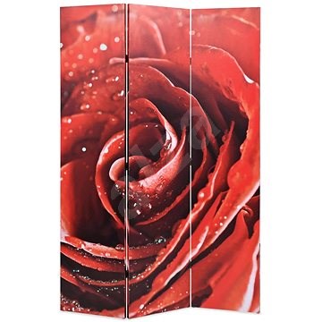skladaci paravan 120 x 170 cm ruze cerveny paravan alza cz