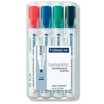 STAEDTLER Lumocolor 351, 2 mm, sada 4 barev - Popisovač