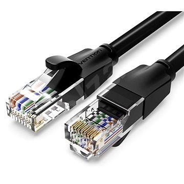 Vention Cat.6 UTP Patch Cable 2m Black - Síťový kabel
