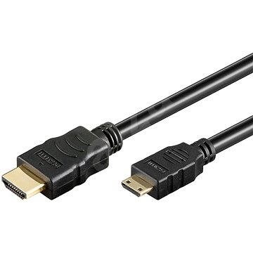 PremiumCord propojovací HDMI > HDMI mini 1m - Video kabel