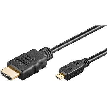 PremiumCord propojovací HDMI > HDMI micro 1m - Video kabel
