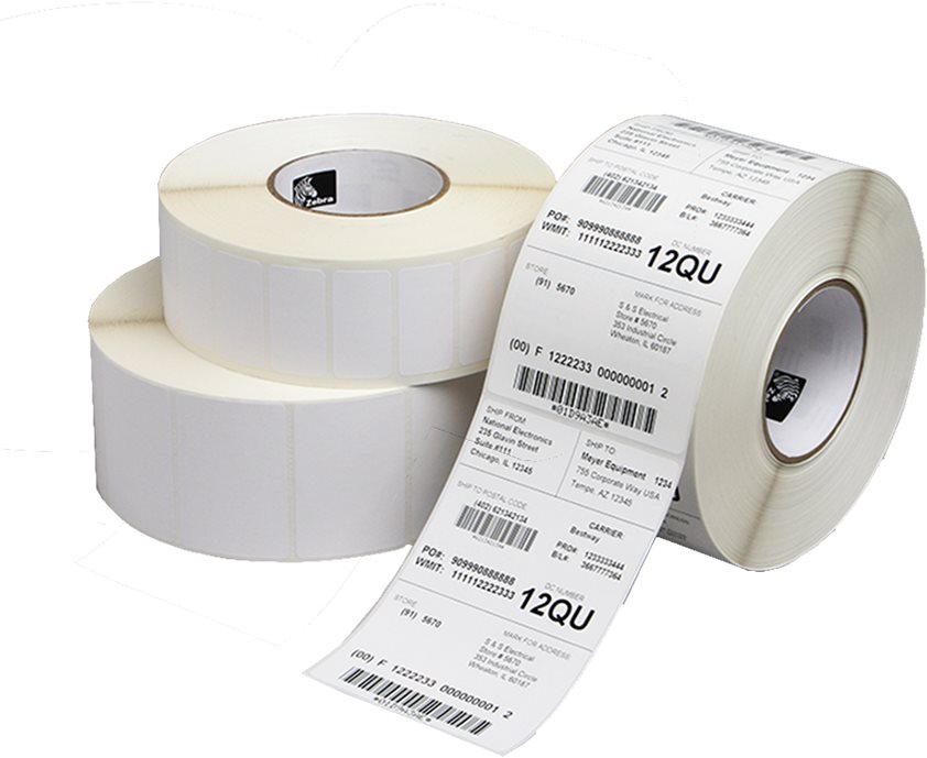 Zebra/Motorola Labels for Thermal Transfer Printing, 57 mm x 51 mm...